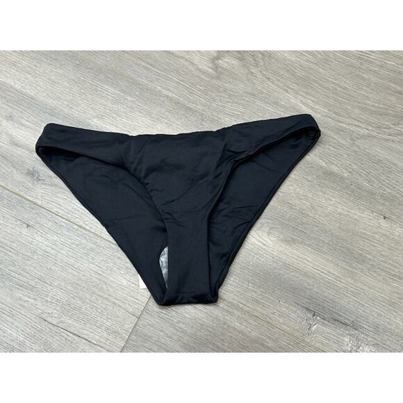 Eberjey Womens So Solid Annia Bikini Bottom Classic Cut Pull-On Black Sz XS NWT - Picture 3 of 9